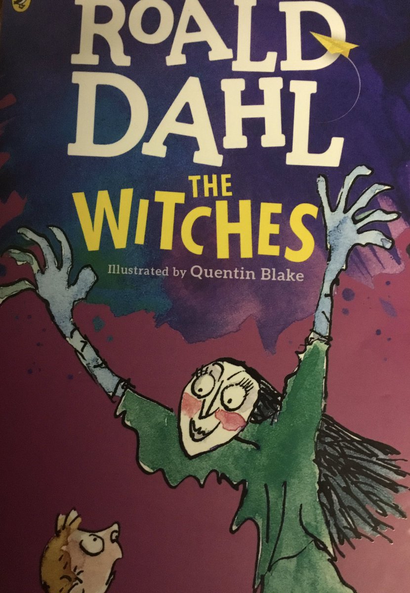Hadrian_Park's tweet photo. The votes have been counted and we have a winner ... 
Our first shared read in book club will be The Witches by @roald_dahl and beautifully illustrated by @QuentinBlakeHQ. 
#HPPSREADING https://t.co/VYtRgHz9TT