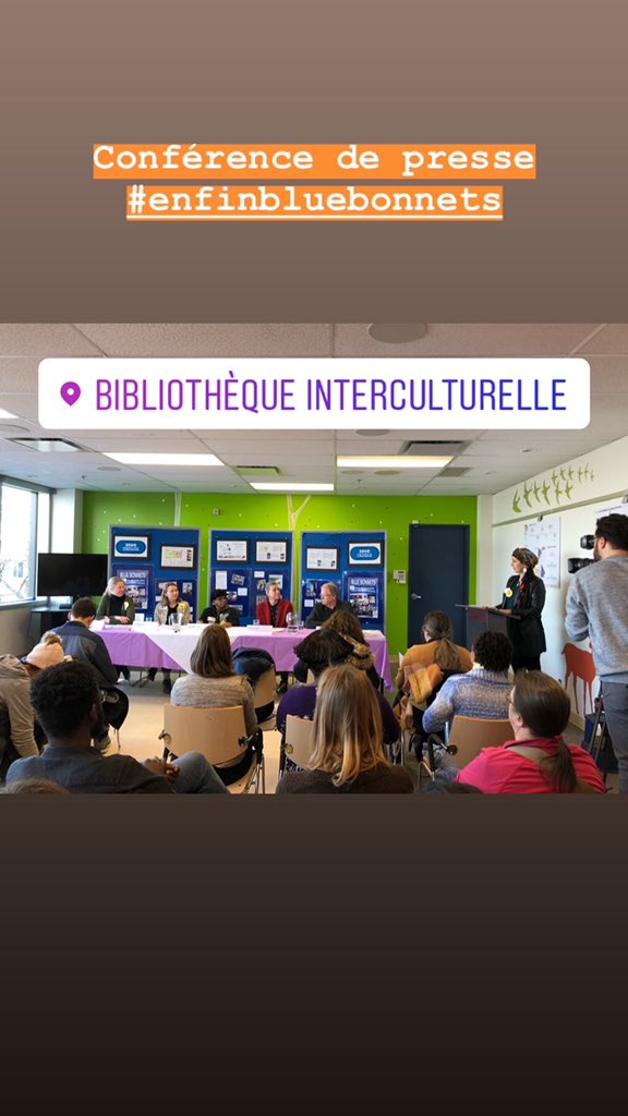 LaLedoux's tweet photo. Enfin! #bluebonnets - Conférence de presse: la communauté de Côte-des-Neiges présente sa vision. https://t.co/nemMH90gmR