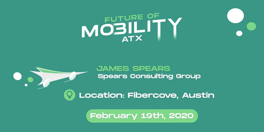 The first mobility meetup in #ATX is here! Our speaker will be James Spears- professional consultant for The American Center of Mobility with 30 yrs of experience in the insurance and auto space.

Learn more &amp; RSVP: meetup.com/Future-of-Mobi…