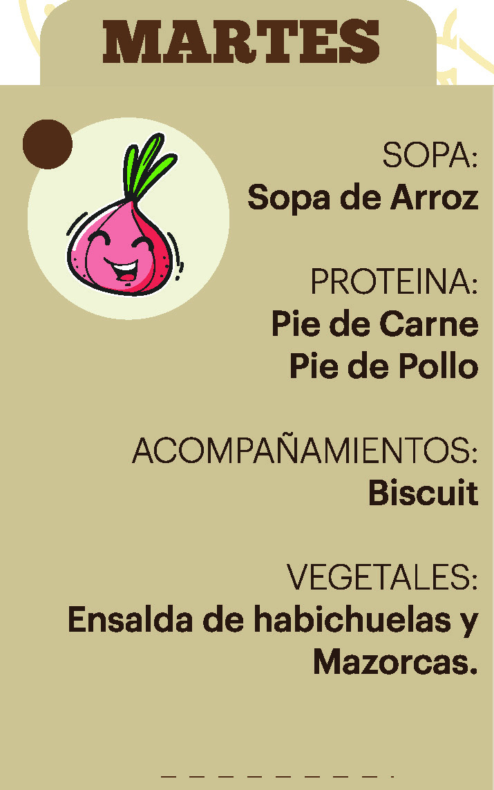 #DailyLunchMenu at #ElCaminoAcademy