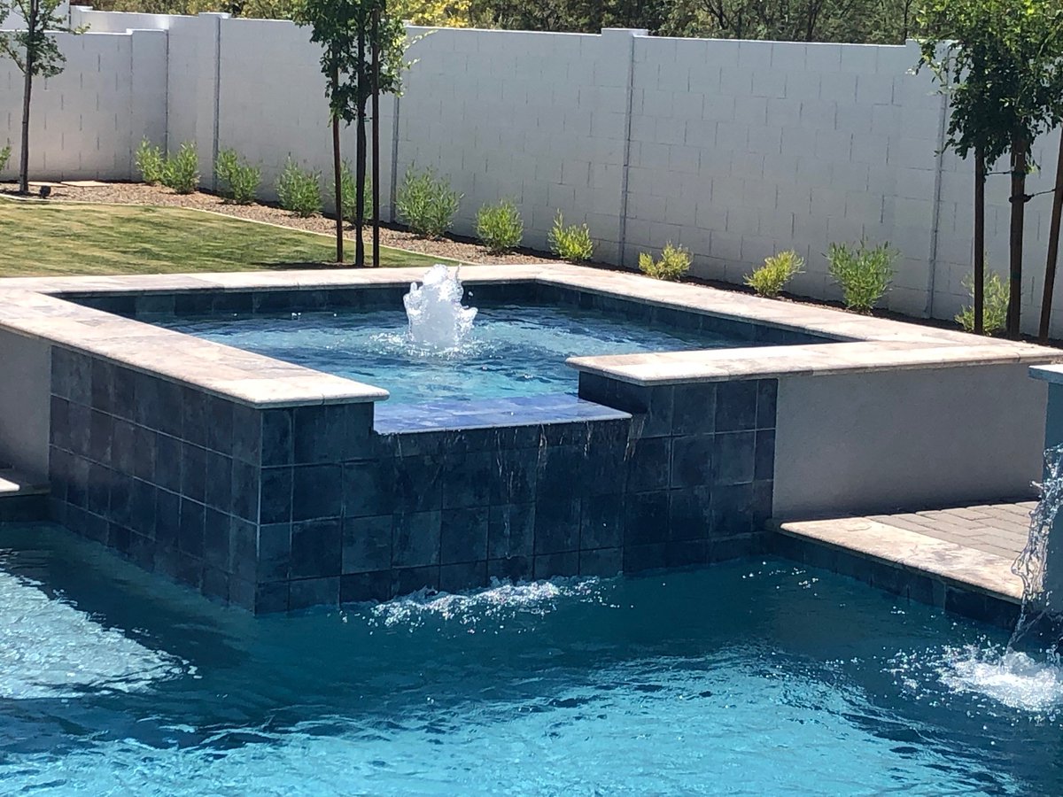 Do you know how to keep your pool clean and running efficiently? It's important to keep the chemicals in the pool balanced, check the pool filters regularly and make sure to skim the larger debris from the pool daily. #Pool #Arizona