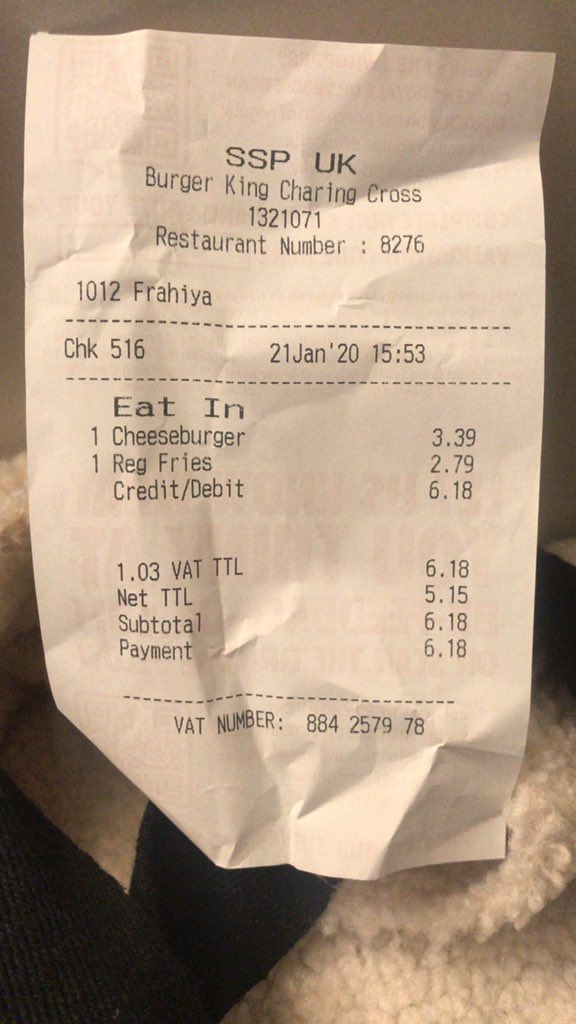 JayJayCorker's tweet photo. Now I know why I never buy @BurgerKingUK £6 for a cheeseburger and fries 😱 clearly no #saversmenu here. See you next time @McDonaldsUK https://t.co/864enbCKBM