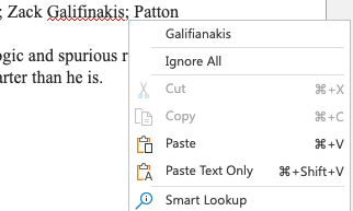 aarondpatton's tweet photo. It is a great day for all Galifianakises! @galifianakisz has brought your Greek family name into MSWord spellcheck! https://t.co/9LLE9jUm9t