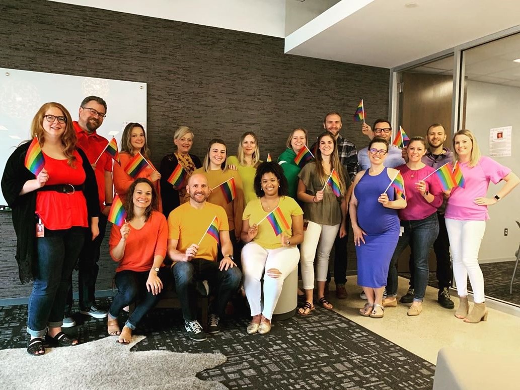 Fleishman's tweet photo. Big news: We’ve been named one of the “Best Places to Work for LGBTQ Equality” by @HRC for the 3️⃣rd straight year! Learn more about this amazing honor here: https://t.co/TnAXVx0B24 https://t.co/woR8NhcrES
