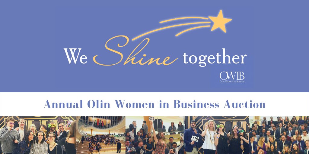 leslieannramey's tweet photo. Support @WUSTLbusiness MBA women by attending the #OlinWomenInBusiness Auction! All proceeds will be donated to the OWIB #Scholarship Fund benefitting incoming MBA women. For details and tickets, visit https://t.co/tCaVYFRRkl. #OlinNow #WomeninBusiness https://t.co/ryCUgfhP1q