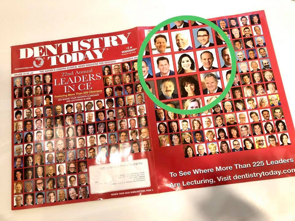 DrAmandaSeay's tweet photo. We are super proud of Dr. Seay’s recognition in the December issue of Dentistry Today as one of 2019’s Leaders in Continuing Education! Take a look at her company on the cover! Rock stars, all of them! https://t.co/kowVhhzdLo