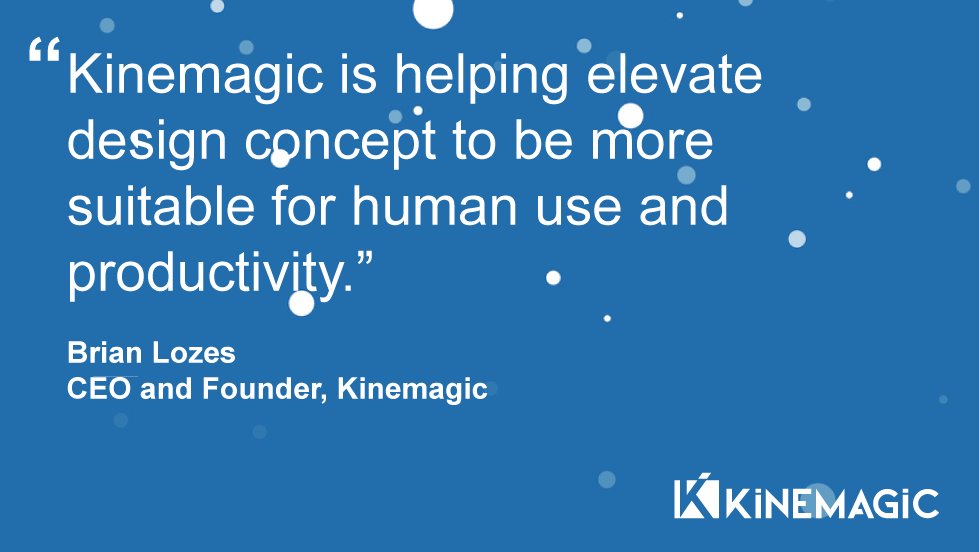 kinemagic's tweet image. Kinemagic&apos;s advanced #XR technology is all about a better human experience, which translates to better business decisions. Exciting news coming soon. #Kinemagic #2020Tech