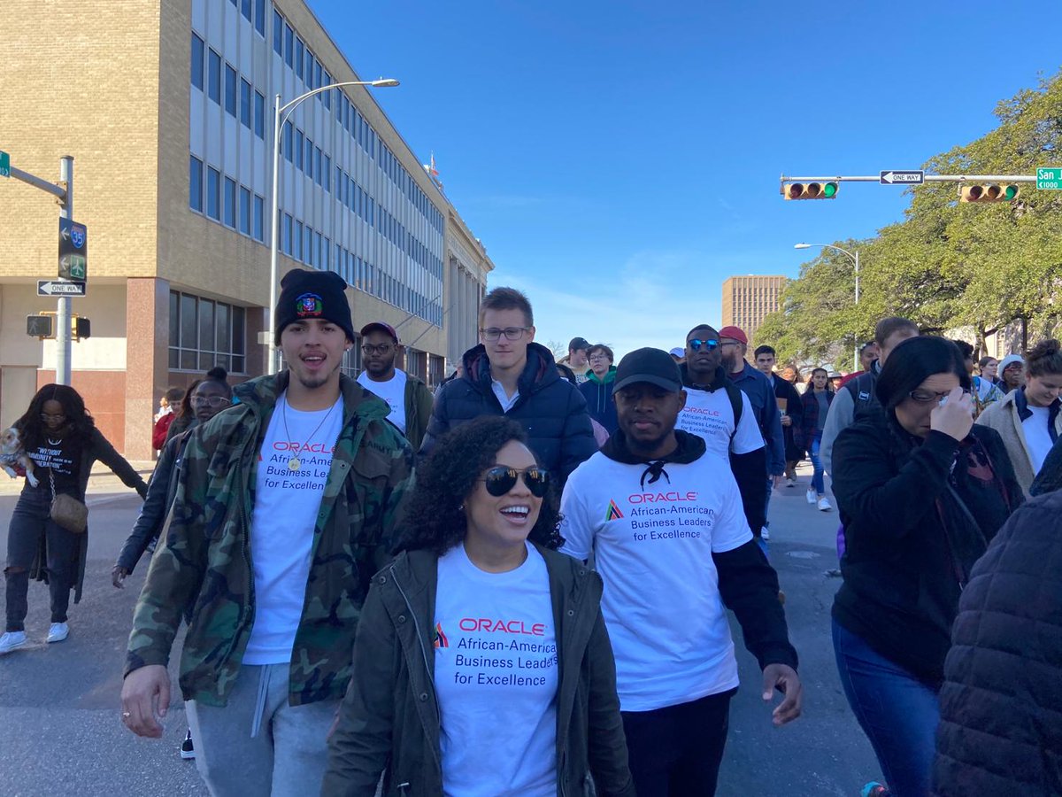 <a href="/Oracle/">Oracle</a> marching with style at the MLK March in Austin, Texas.