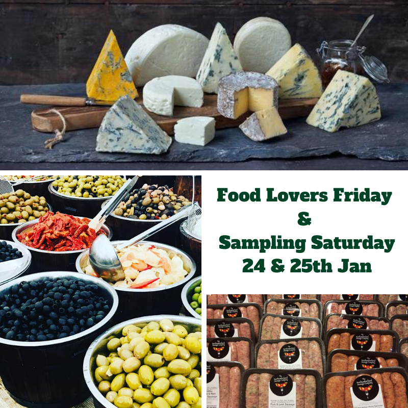 brocksbushes's tweet photo. FRIDAY & SATURDAY!
Food Lovers Friday and Sampling Saturday - 24th & 25th January.
Local suppliers will be offering samples of their food so you can try before you buy & our farm shop will be crammed full of our tasty homemade goodies. #SamplingSaturday #FoodLoversFriday https://t.co/t5uKqFvm2Q