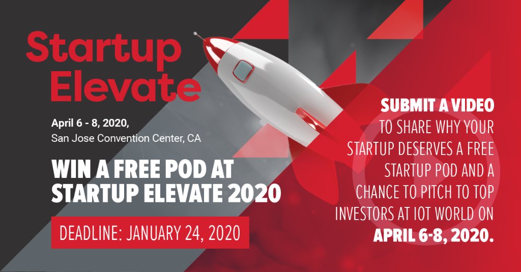 Founders_Forum's tweet image. Last chance for west-coast #IOTstartups to showcase for FREE at @IoTWorldToday (+12,500!) Our friends @Startup_Elevate are giving away a free pod until Jan 24! 

&amp;gt;&amp;gt; spr.ly/60141juIw&amp;lt;&amp;lt;
Enter: Film a video sharing your startup mission for a chance to take the stage! 🎙️#IOT