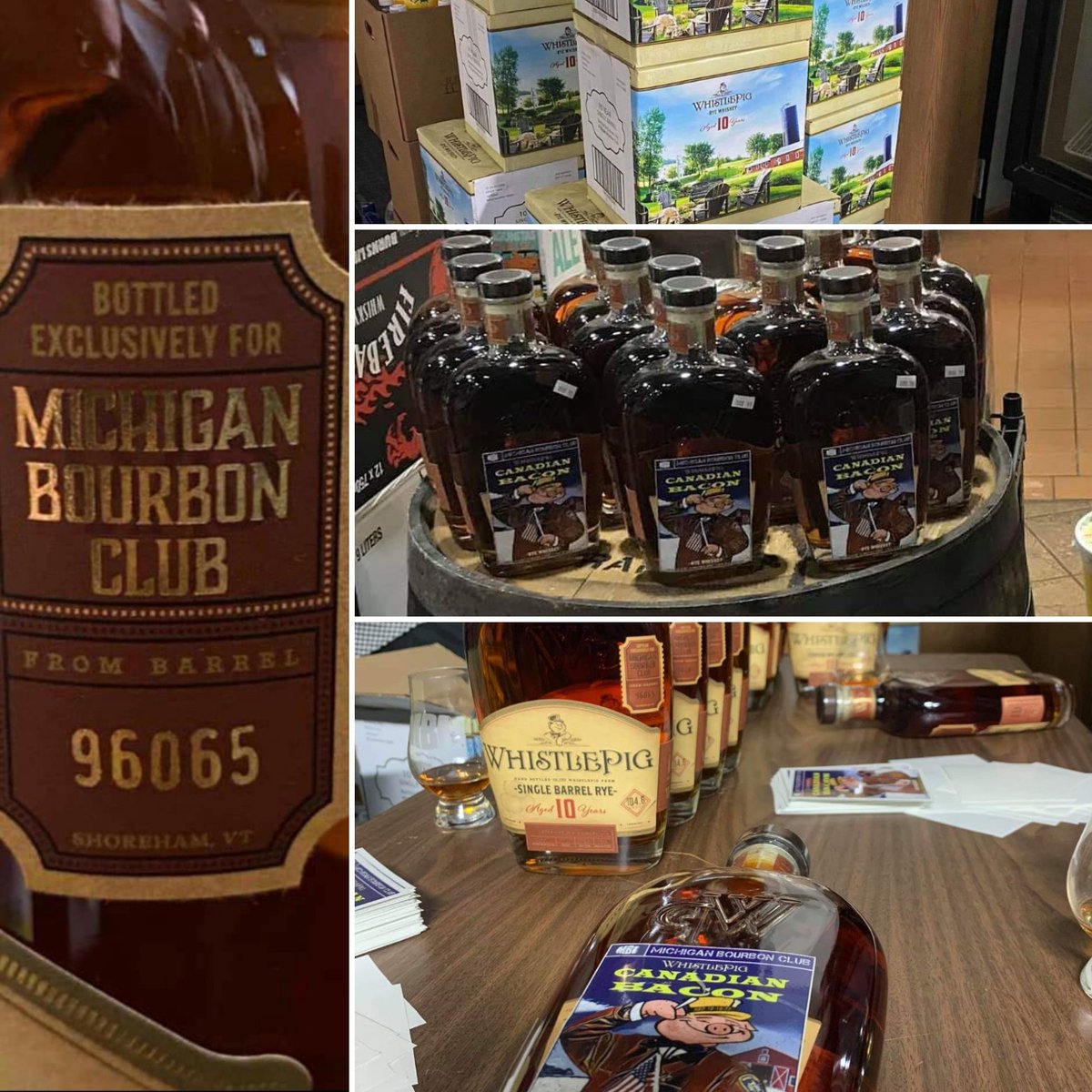 DADM_Graphics's tweet image. 15 year and 5 month barrel pick of this amazing @WhistlePigRye made it&apos;s way to MI today. Newly adorned with a sticker made by yours truly. Can&apos;t wait to try it out! #canadianbacon #Bourbon #rye