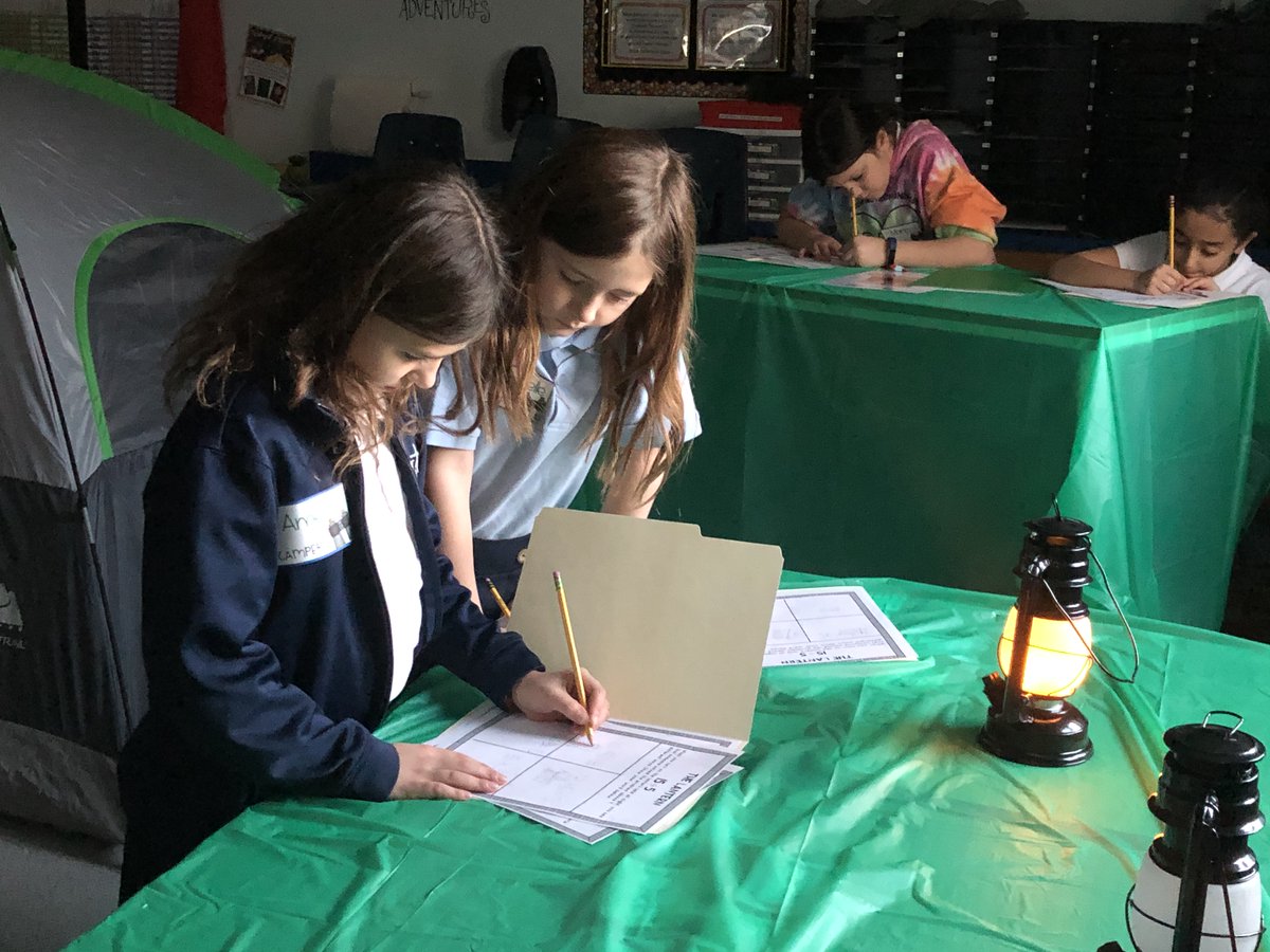 MTCESK8's tweet photo. To review for tomorrow's division test, 3rd graders are participating in Division Camp. S'mores, anyone? #mtcesSTEAM https://t.co/XXnbrubmNA