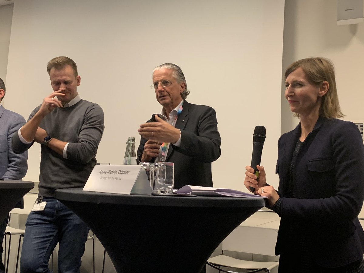 „#Diagnostik wird durch #KI auf jeden Fall besser&amp;schneller werden, aber man muss das auch weiter denken. Darin liegt auch viel Sprengstoff, weil Patienten dann auch wissen werden, was die bestmögliche #Behandlung für sie ist &amp;diese auch einfordern können.“ <a href="/MedInfluencer/">Jochen A. Werner</a> #BMCK20