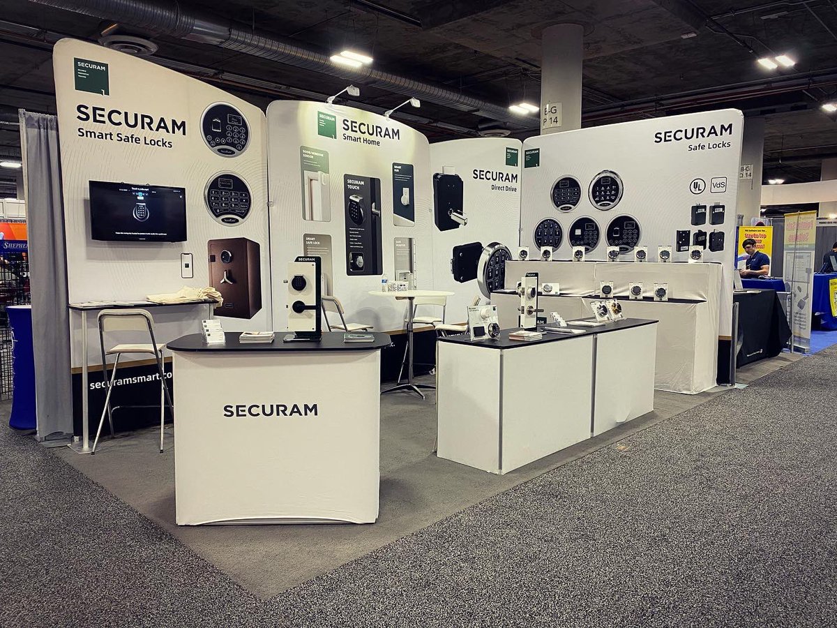 securamsmart's tweet photo. We are at the SHOT Show in Las Vegas!  Stop by our booth 2746 and check us out!  We’ll have the new SECURAM Touch and our newest safe lock will be released today. 
#shotshow2020 #securam #securamtouch https://t.co/3aOQzd7XwK