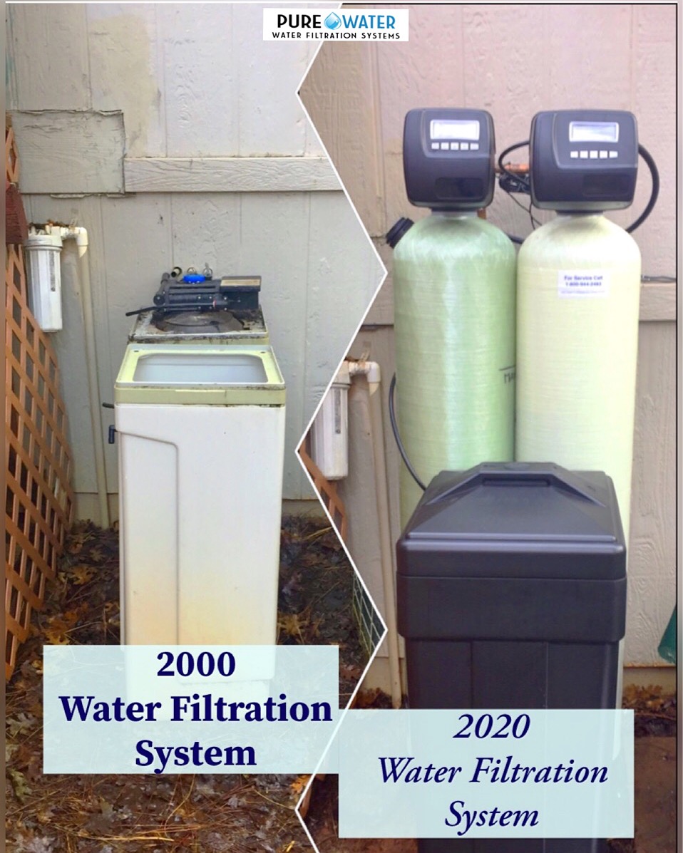 PurewaterCA's tweet photo. Our awesome service tech Nich changed out a whole home Water Filtration System for a customer of over 20 years! Great job on the installation Nich. 👍😁#grassvalleywater #water #waterfiltration #waterfiltersystem #changeout #2000vs2020 #purewaterinc #wefixwater https://t.co/XutJJbVNce
