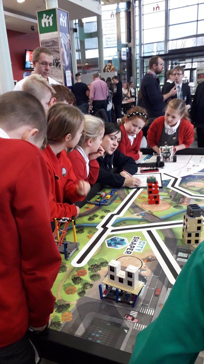AbbeyPrim's tweet photo. Our STEM team did us proud on Friday @The_Waterfront in the @firstlegoleague. They demonstrated fantastic teamwork and resilience as they negotiated some tough battles. Most importantly though, we had so much fun! Big thanks to our support team too!#TeamSmarties #RightToDoOurBest https://t.co/5J80MterUX