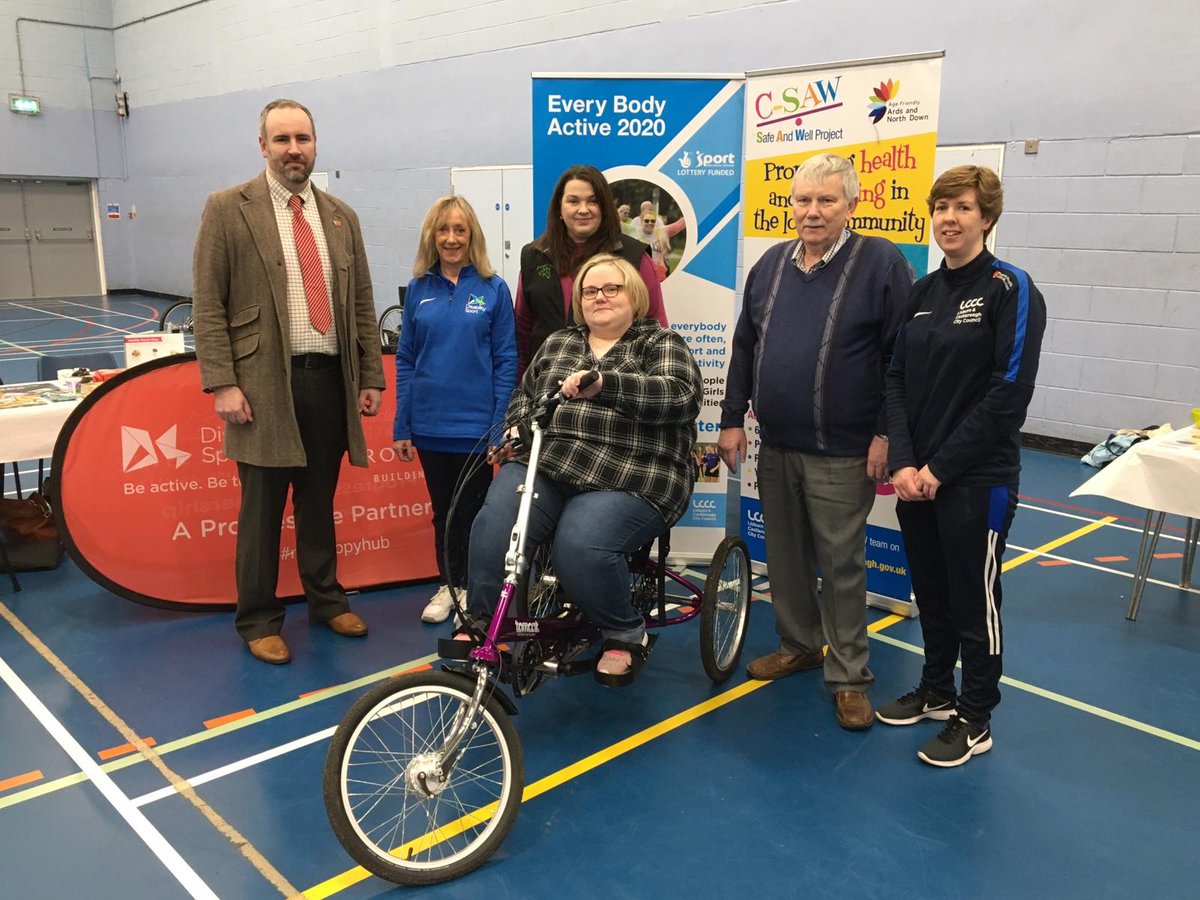 'BE HEALTHY, STAY HEALTHY' DISABILITY EVENT AT LOUGH MOSS LEISURE CENTRE A GREAT SUCCESS. For further details visit shorturl.at/aNVXY @DSNI_tweets