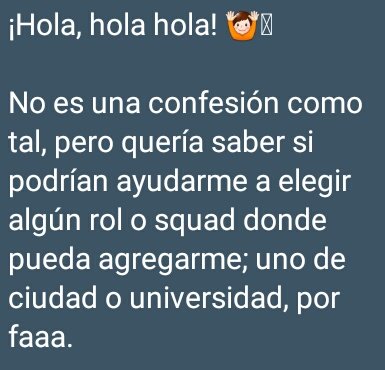 ㅡ♕; Roles o squad.