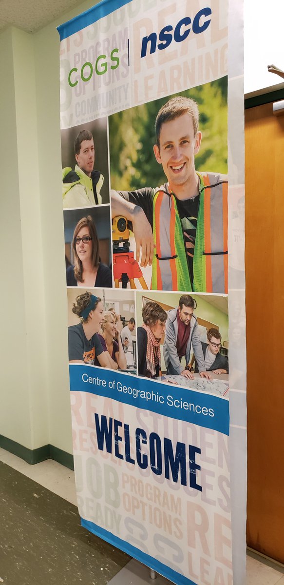 We’re here at NSCC's Centre of Geographic Sciences (COGS) Industry Expo 2020! #COGSIndustryExpo

Industry partners are showcasing their organizations and sharing potential career options with students, staff and the public.