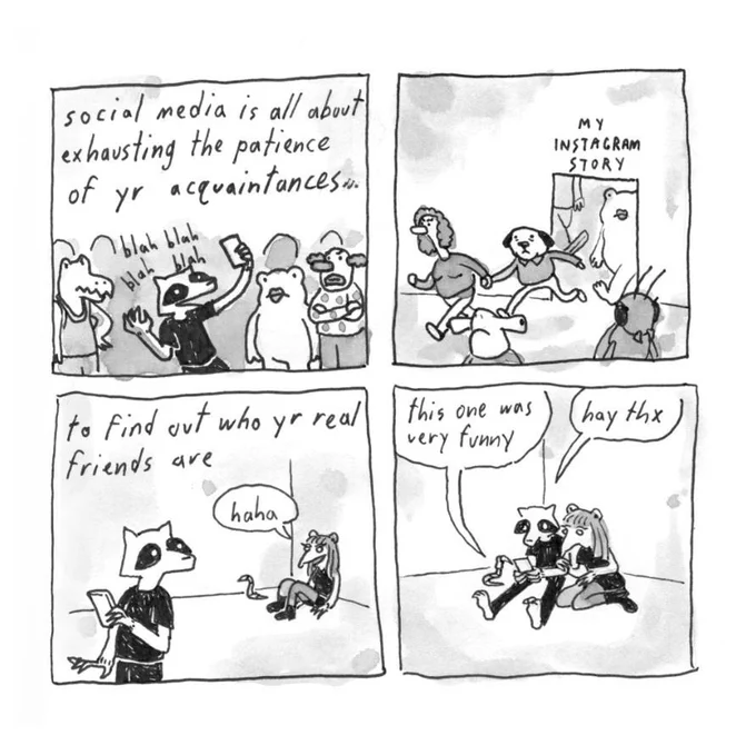 here's an old comic about postin on yr story 