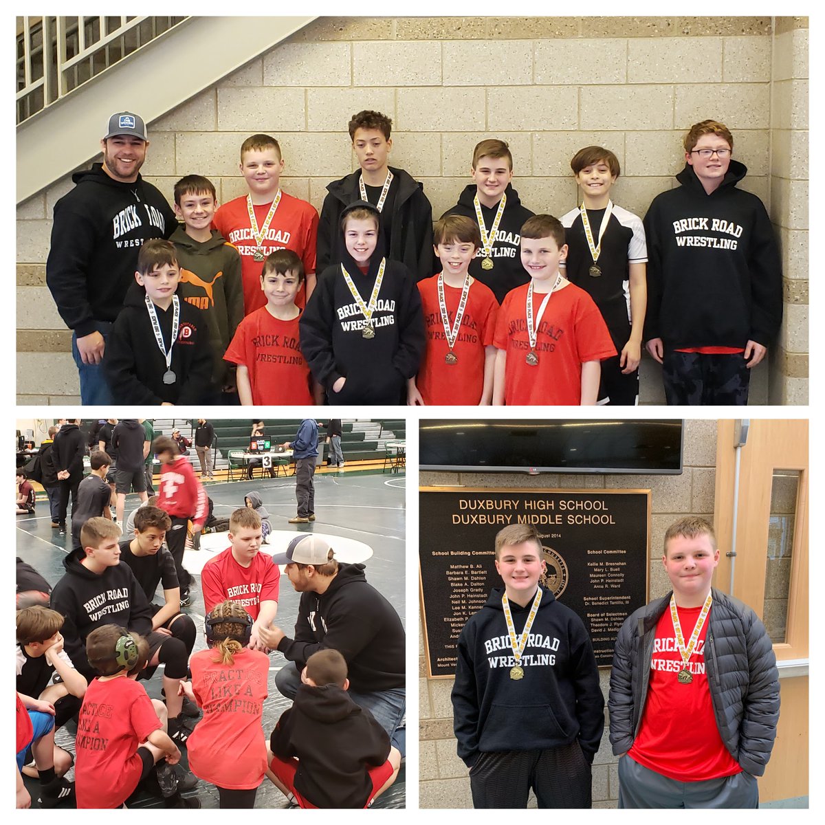 DrCSJones's tweet photo. Great day at Duxbury for @brickrdwrestle yesterday! Tommy wrestled hard, aggressive, &amp; showed good "mat awareness" as he took 1st! #prouddad #determination #dadsasprincipals

TY Coach Mike for leading him. Nice to see the opponent tired &amp; Tommy still have gas in the tank. https://t.co/mHaSip4Mba