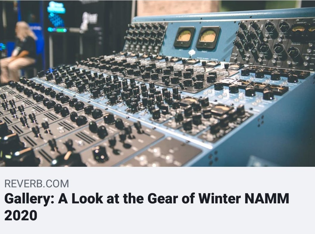 HeyTreeAudio's tweet photo. Thank you @reverb and all who visited #TreeAudio at #NAMM2020.

https://t.co/9Mxd6W8Eos https://t.co/i14ov3WhLc