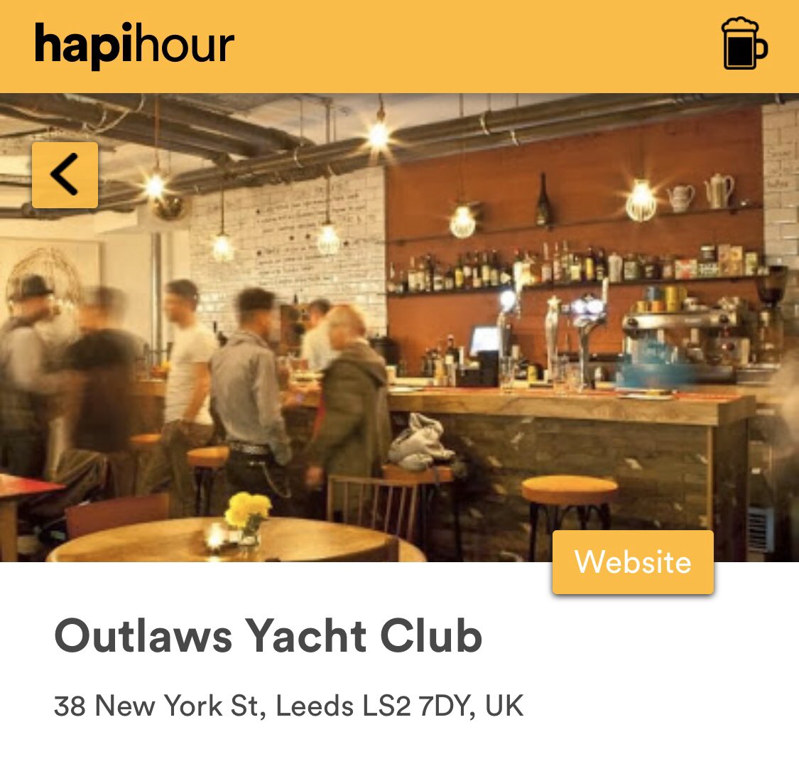 hapihour_io's tweet photo. LEEDS - Check out this today’s deal at @outlawyachtclub for deals on beer, wine and mixers here: https://t.co/9O17zKynhd
•
•
•
#hapihour #happyhour #leedsdrinks #leedsleedsleeds #leedsbusiness #leedslife #leedscocktails #drinks #cocktails #beer #HappyHour #happyhourtime https://t.co/JLMufQoY3h
