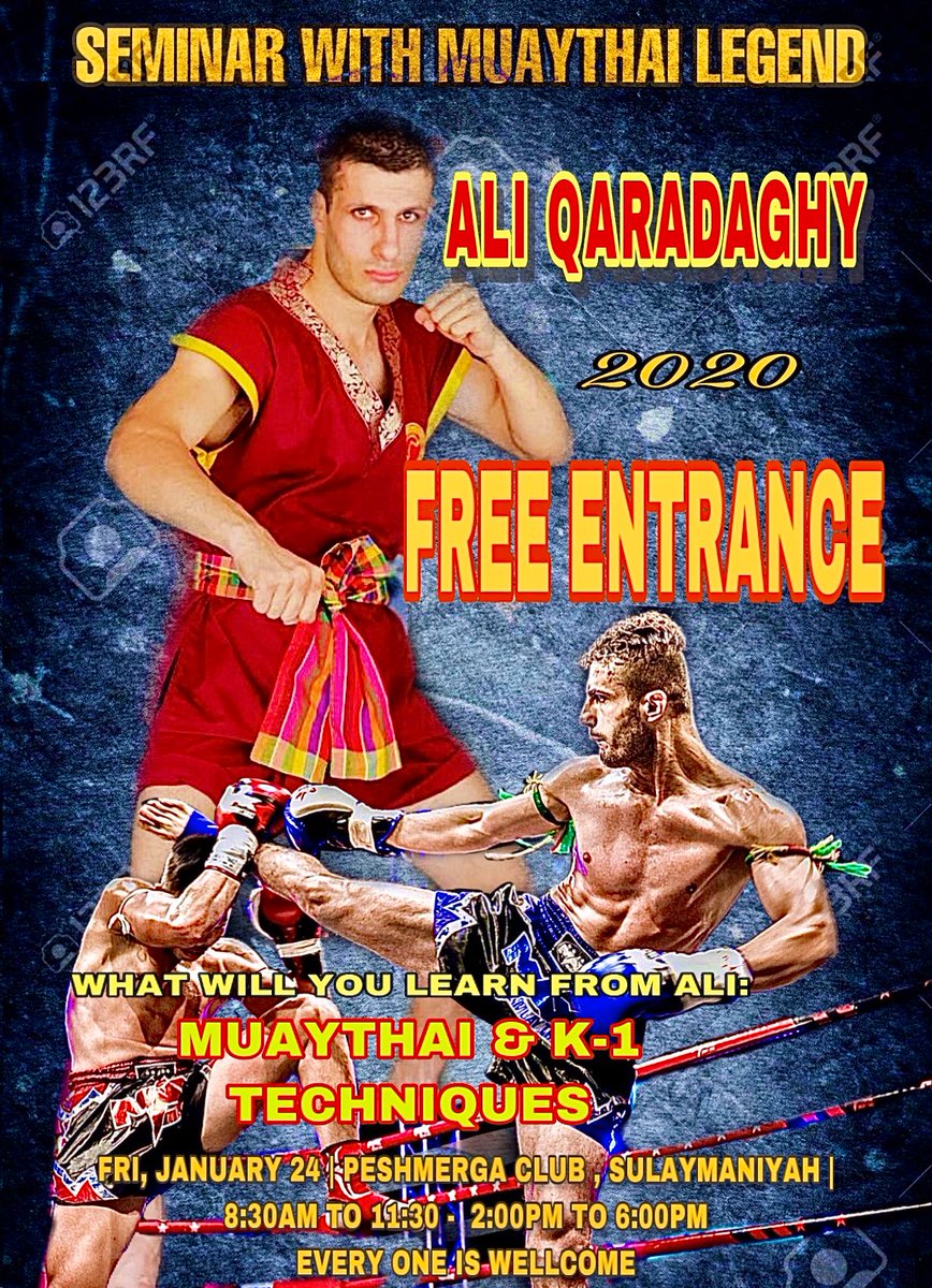 AliQaradaghy's tweet photo. SEMINAR WITH MUAYTHAI LEGEND #Ali_Qaradaghy https://t.co/sbfjiUfHMg