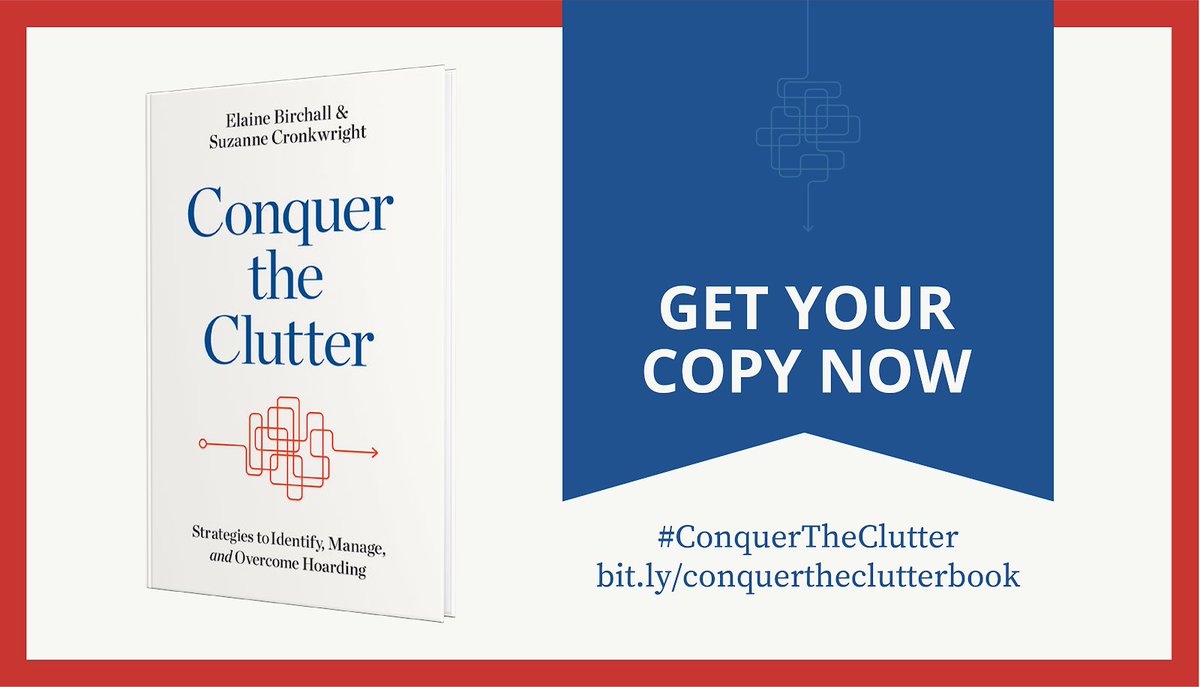 elainebirchall's tweet image. Get your copy of #ConquertheClutter now and take back control of your life! hoarding.ca/book/