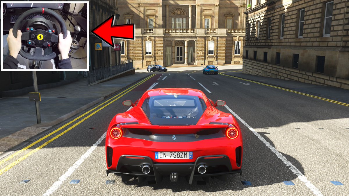 DIZEUUL's tweet photo. 🚨 NEW VIDEO 
🚗💨 Ferrari 488 Pista on #ForzaHorizon4 w/ the #Ferrari Steering Wheel (#Thrustmaster TX)
➡️ https://t.co/MEnmRV9U5U https://t.co/SkxdI3YeP1