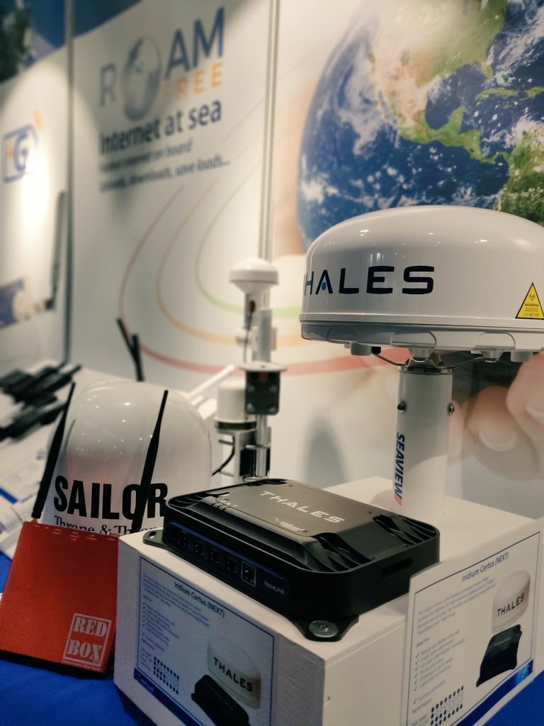 A big "thank you" to @TheASTGroup for loaning us some equipment to augment our display for boot Düsseldorf 2020!

#boot2020 #bootduesseldorf #internetonboard