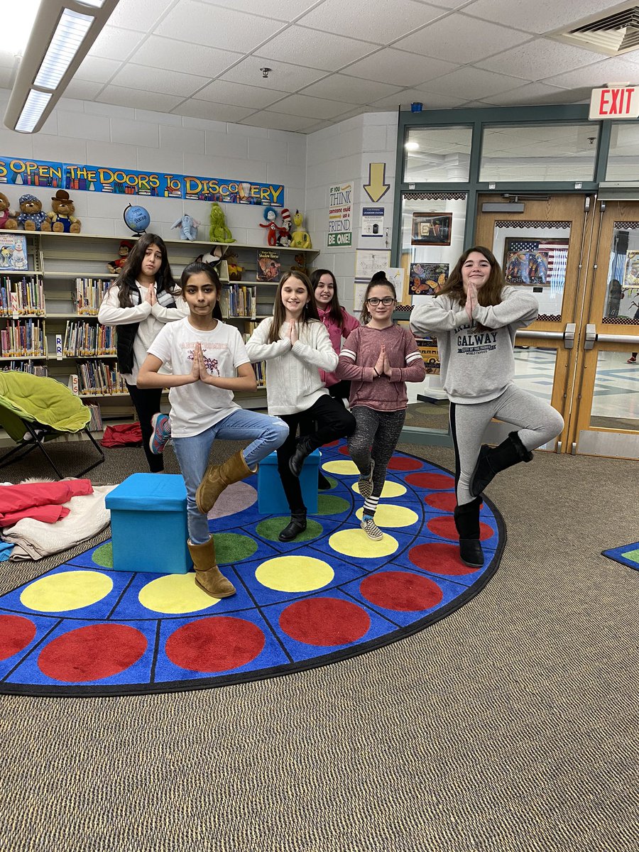 PES_Library's tweet photo. Digital Destress Yoga preparation! Collaborating is so much fun.  @MrsRoberson401 @MrsZidek https://t.co/jiPGsEZGqf