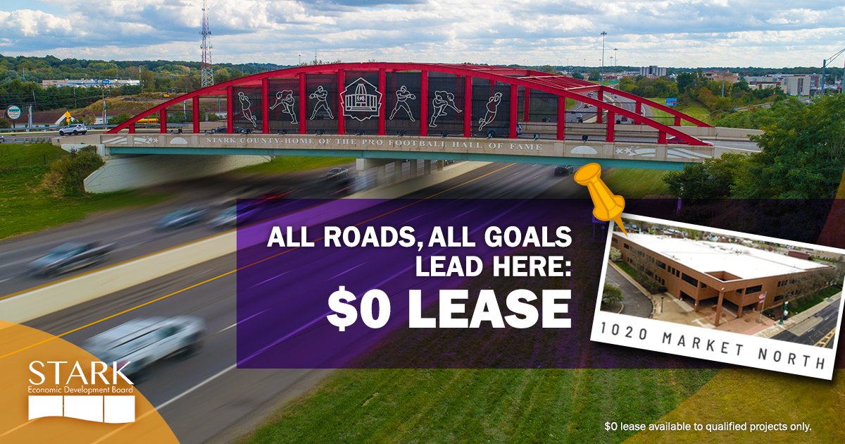 StarkCountyEDB's tweet photo. Canton has small-town charm with big-city opportunities and is throwing your team an unbelievable opportunity. Available now: a landmark office building for $0, if you qualify. Here companies make big plays, while employees play big! https://t.co/fh6bfYc8KK. #1020MarketNorth https://t.co/INo47rWcLx