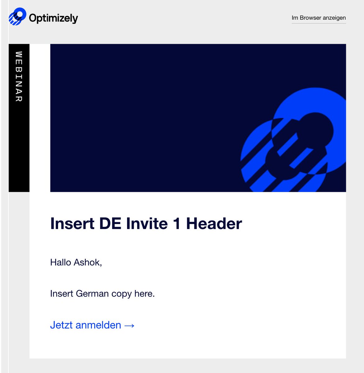 ashokfernandez's tweet photo. How good was the conversion rate on this email variation @Optimizely? https://t.co/d4Xkvm4hEb