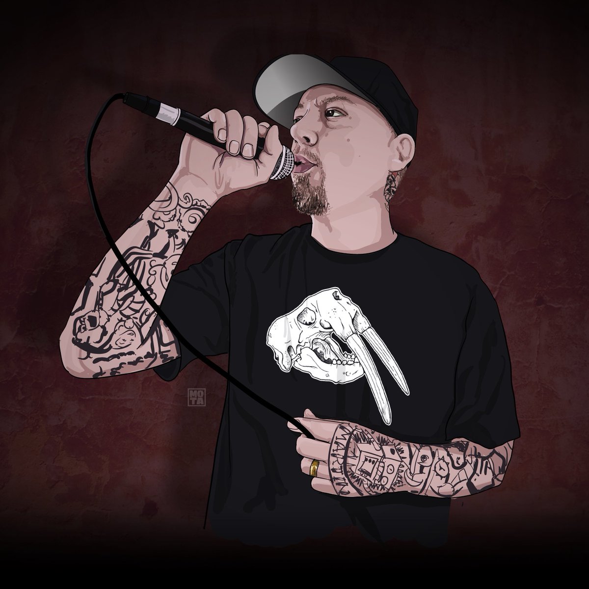 .<a href="/AWOLONE/">AWOL ONE</a> illustration for the “Tony the Walrus” album release party at <a href="/nhwatchpresents/">Neighborhood Watch</a> on 2/18 peep their timeline for the flyer. Album drops 1/30.