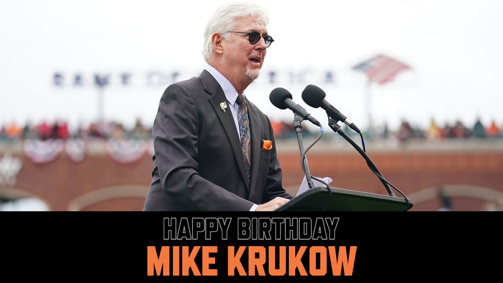 Happy Birthday to one of our favorite broadcasters, Mike Krukow!  