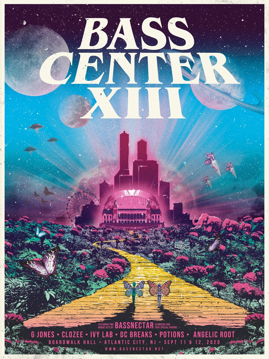 bassnectar's tweet photo. Presenting…
#BassCenterXIII
September 11 + 12
Atlantic City, NJ
Boardwalk Hall

Calling all Aliens, Astronauts, Friends + Travelers: we are preparing to embark on our 13th Journey to the Center!
Limited presale 1/22 @ 10am ET
General onsale 1/24 @ 10am ET
https://t.co/DjU3tx74zU https://t.co/RqPjMVg7PQ