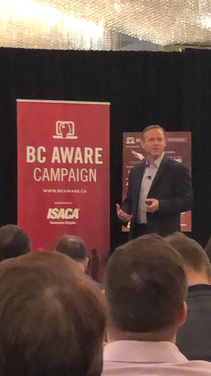 <a href="/briankrebs/">briankrebs</a> speaking at <a href="/BCawareCA/">BC AWARE</a> conference this morning.