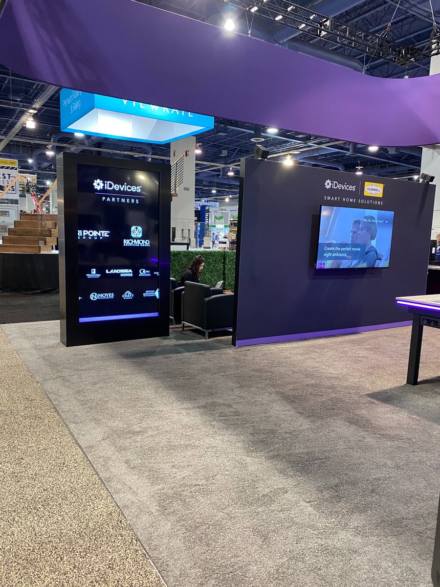 idevices's tweet photo. First look at the #IBS2020 booth! Let's talk #smarthome - visit us in Booth SU1044.
#MakeTheEverydayExtraordinary #HubbellFamily #SmartHomeTechnology #BuilderShow #ExperienceInstinct #IoT https://t.co/eGefwt5SIZ