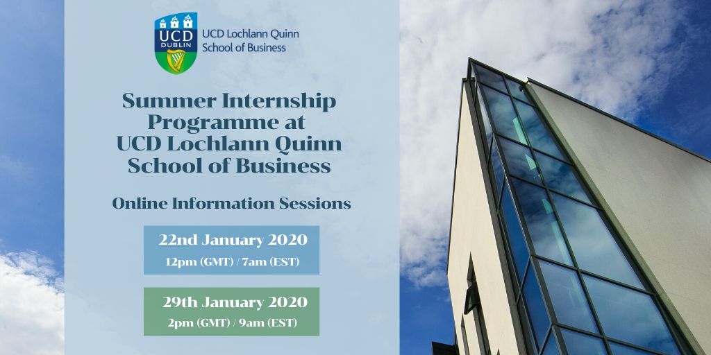 ✔️ Earn credit at one of the top business schools in Europe
✔️Add international internship experience to your resume
✔️Spend 2 months in Dublin, Ireland 
 
Learn more about the UCD Summer Internship!

#uconnchangeyourworld #quinnschoolofbusiness #universitycollegedublin