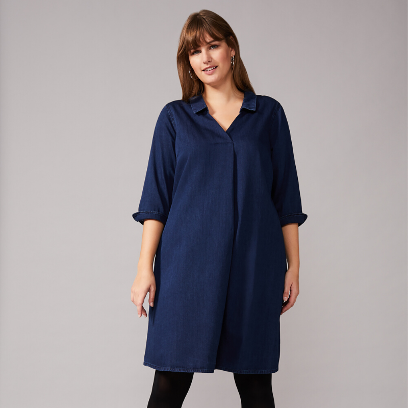 The denim shirt dress to see you through winter and into sunny spring > bit.ly/2sOBsCE

#denim #shirtdress #dress #denimdress #fashion #winter #spring #plus #style #curve #plussize #plussizefashion