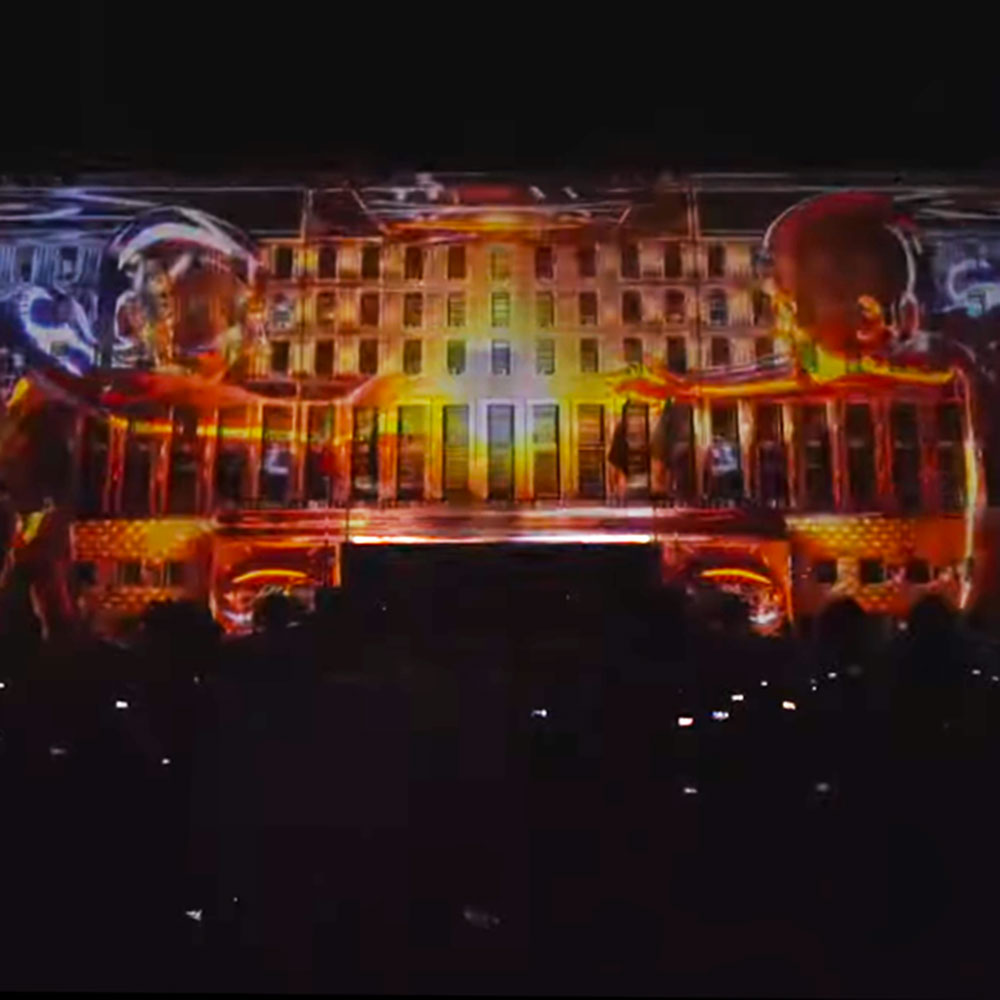 In December the #Farnesina came to life w/ #Digital #Art #Experience by <a href="/brightfestival/">brightfestival</a>, thanks to 16 <a href="/Barco/">Barco</a> VPRs &amp; 4 <a href="/Dataton/">Dataton</a> servers supplied by <a href="/service2service/">Service 2 Service</a>. Discover all the details on our website:

bit.ly/FarnesinaEXP