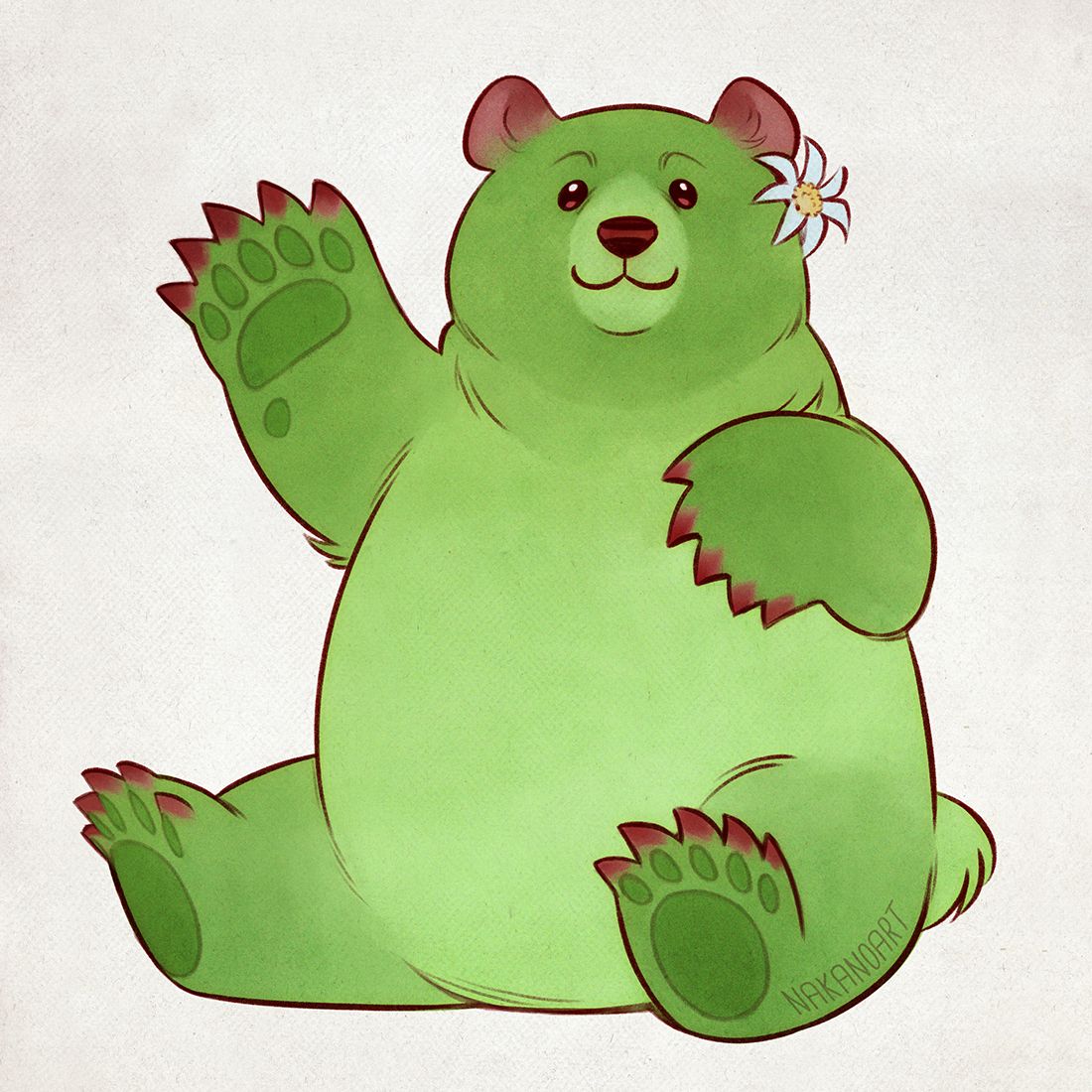 nakanodrawing's tweet image. 🐻 🌵