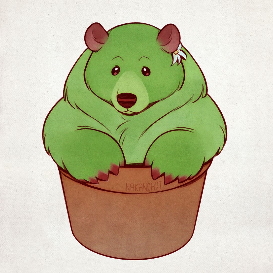 nakanodrawing's tweet image. 🐻 🌵