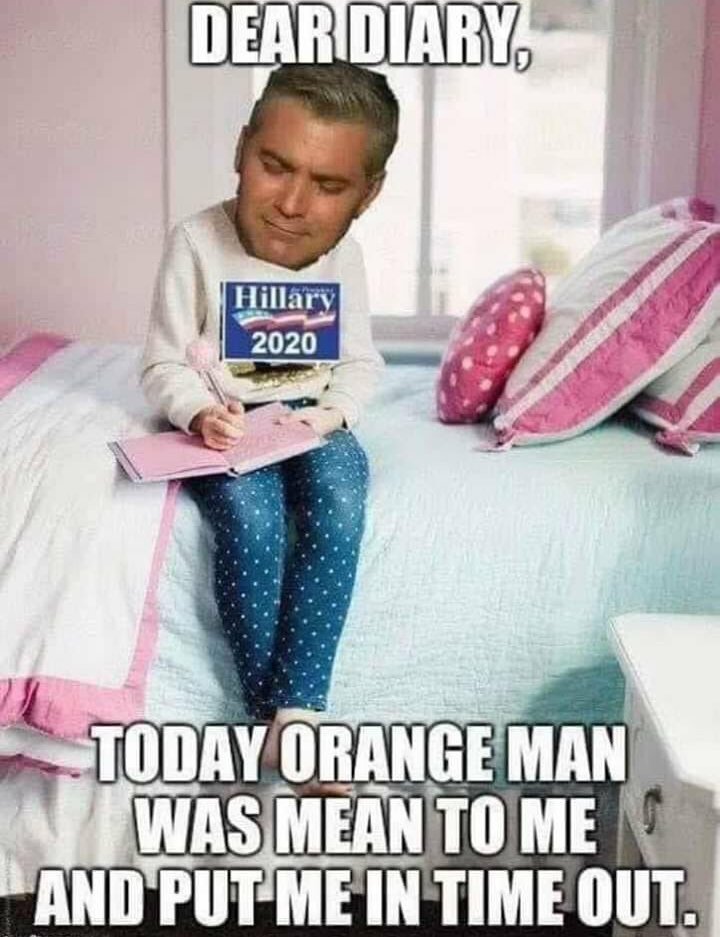 THE_FRACTION's tweet photo. @Acosta @CNN Why would she even acknowledge a hack like you jimmy! #JimAcosta https://t.co/JPmAQDr7iK