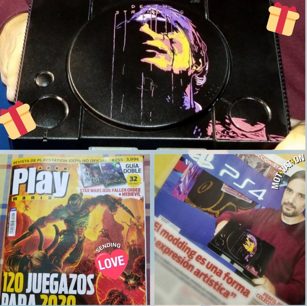 🎁🎮🎁 SORTEO 🎁🎮🎁

¡He salido en <a href="/revisplaymania/">PLAYMANIA</a>🎉 y para celebrarlo SORTEO este exclusivo "#DeathStranding PS Mod" que hice para la ocasión!

👉Para participar:
- Sigue a @MakoModding 
- Haz RT a este tweet

Finaliza el 31-01-2020
Válido para residentes en España