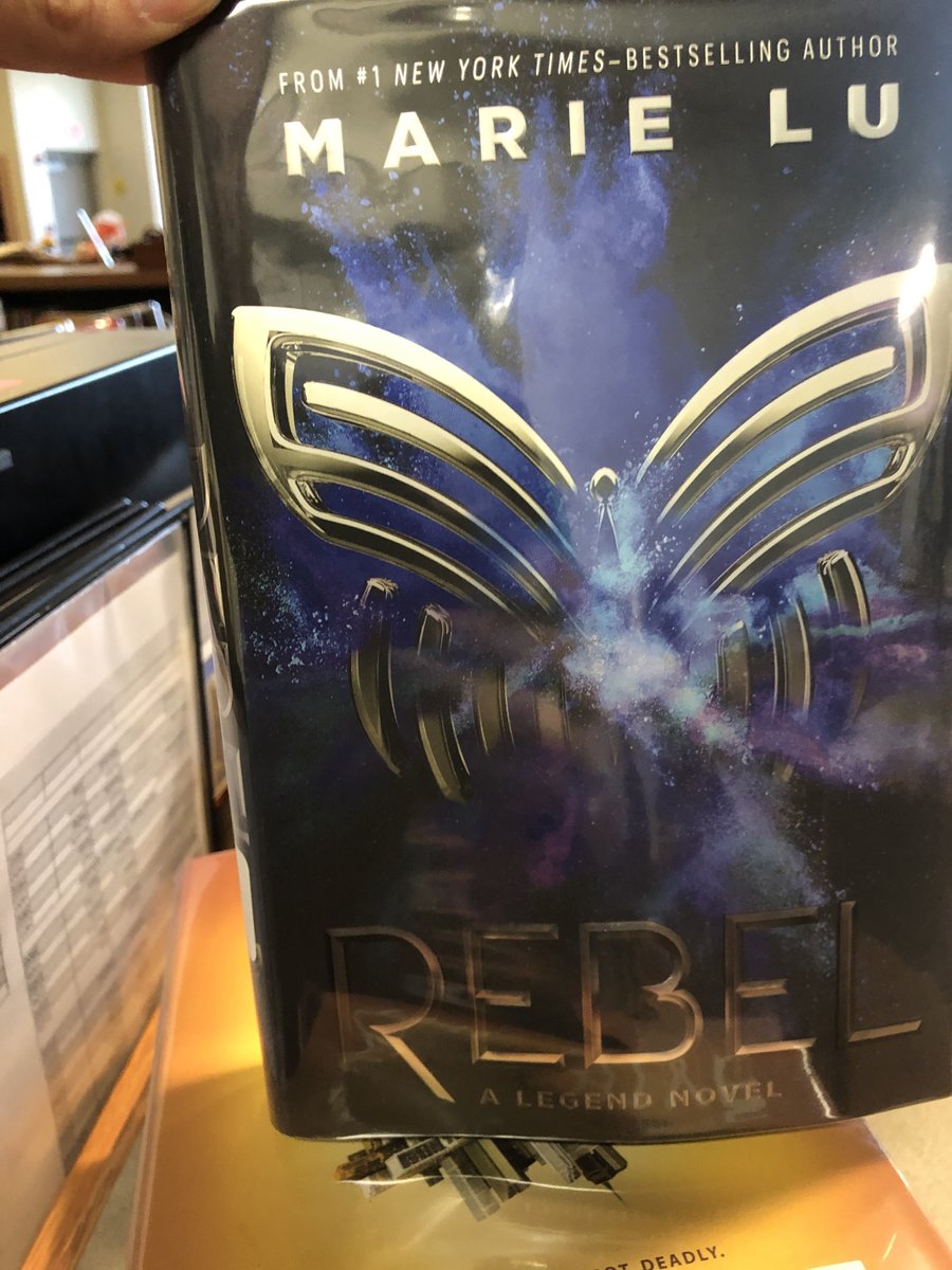 Look what just came in!!!  This is the newest book in the Legend series by Marie Lu.