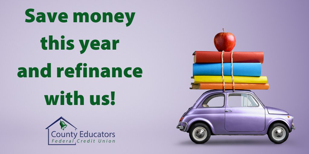 CountyEducators's tweet photo. 2020 is going to be all about saving money and worrying less! That's why #CountyEducatorsFCU is your best bet for #AutoRefinancing. With lower rates, better terms, and people who care, why would you want to be anywhere else?
Learn more: https://t.co/rjzn9RRJeN
#CreditUnion #NJ https://t.co/JgxQY7VJTj