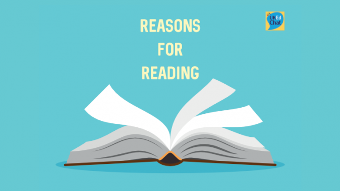 ukedchat's tweet photo. 📚Reasons for reading https://t.co/dO0vl3HeJO #UKEdChat https://t.co/4XI8iDvUwT
