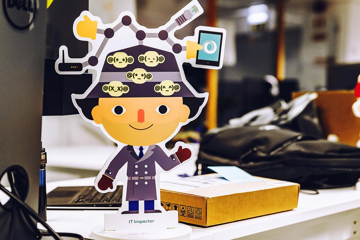 CTechWorks's tweet photo. When we have a problem, we don’t panic! We call the IT Inspector and we let him fulfil his mission: to ensure the uninterrupted operation of our IT infrastructure. 👀

Meet our IT Inspector. 🕵‍♂
#CriticalTechWorks #HappinessAtWork #JoinInMotion https://t.co/3R1KiK15hx